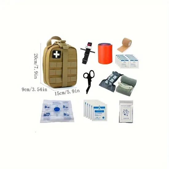 Botiquín de primeros auxilios portátil de emergencia para el hogar personalizado de venta caliente de fábrica OEM China FDA ISO Ce