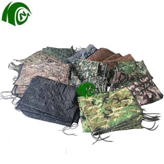 Invierno grande portátil impermeable Poncho Liner Camping manta al aire libre camuflaje Woobie manta